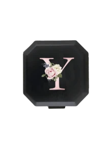 六格便携式药盒，胶囊收纳盒，旅行药盒，迷你药盒，字母A-Z（不含Q/U），六格药片整理器，旅行迷你药盒，防潮药片和维生素容器，药品分发整理器，旅行居家露营户外狩猎药品收纳盒，药盒，旅行医疗包配件，宿舍必备 - 彩色 - 查看 30