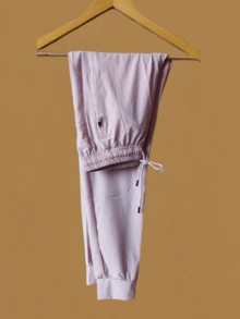 Women's Polyester Tie Pants - Màu Hồng baby - Xem 1