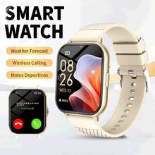 智能手表，无线通话/拨号，多种运动模式，适合男女，信息提醒，运动手表，兼容 iPhone/Andriod