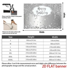 Fondo plano 2D de feliz cumpleaños con diamantes de cristal brillantes azules que gotean, fondo de fotografía de elementos de feliz cumpleaños, tela adecuada para fiestas interiores/exteriores, sesiones de fotografía, decoración del hogar, exhibición de puertas de garaje, sin necesidad de energía, decoración de fiesta de cumpleaños