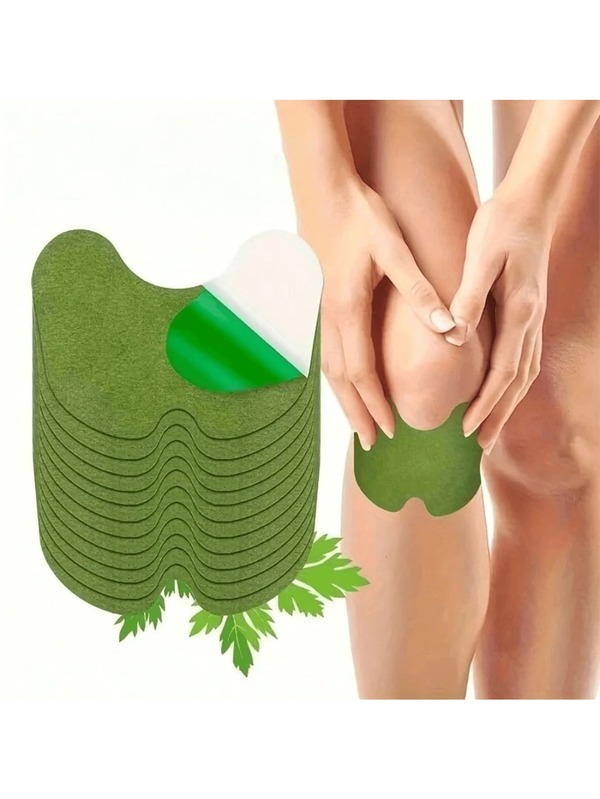 Moxa Patches - Natural Moxibustion, Suitable For Knee, Back, Neck And Shoulder - Muscle Relaxing Herbal Joint Patch, For Spinal Health