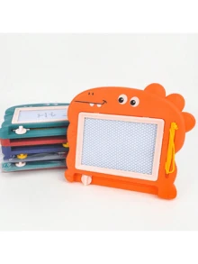 Magnetic Drawing Board For Kids, Cartoon Dinosaur Design, Small Magnetic Doodle Board, Educational Toy, Halloween & Holiday Gift - Multicolor - View 12