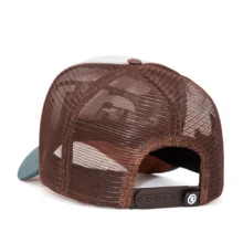 Bone trucker masculino e feminino casual quarto de milha rodeio cavalgada sertanejo - Branco - Visão 4