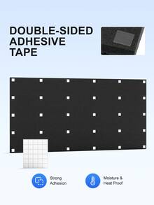 ODEK PRETTY 1 Pack Pyramid Acoustic Panels - 120x60x5cm | High Density Sound Absorbing Panels To Reduce Recording Noise | Suitable For Home Office, Studio, Broadcasting Room Walls | Professional Acoustic Treatment Material (Black/White/Grey) - Multicolor - View 5