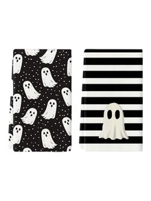 2pcs/4pcs/12pcs Halloween Spider & Ghost Pattern Kitchen Towels, Halloween Spider & Ghost Pattern Bathroom Towels, Halloween Outdoor Party Towels, Halloween Home Decor, Modern Style, Quick Drying, Super Soft Microfiber Material, Rectangular, 15.75IN*23.62IN/40*60CM Digital Printing Pattern, Suitable For Outdoor Party Decoration, Halloween Holiday Gifts - Multicolor - View 13