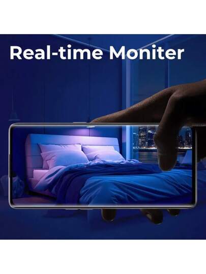 1pc Mini Spy Stealth Surveillance Camera Motion Detection Night Vision 1080P HD, Indoor Monitoring Of Pets/Children/Nannies, Application Control, Convenient Installation, No Battery Required. view 5