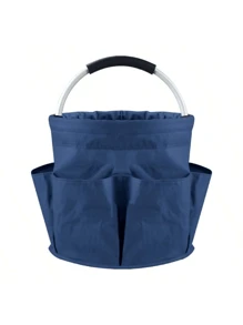 New Portable Multi-Functional Storage Basket, Picnic Basket, Outdoor Beach Basket, Handheld Foldable Storage Toiletry Wash Basket, Household Shopping Basket - Multicolor - View 15