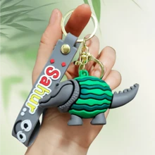 1pc Italian Brainrot Shanhaijing Keychain, Funny Wooden Man Pendant, Tralala Shark Plush Doll, Creative Novelty Item, Backpack Accessory, Stress Relief Gift, Chinese Style Present For Students