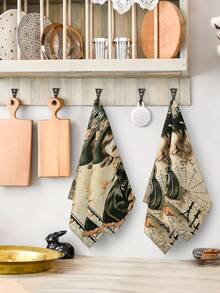 2 piezas/4 piezas/12 piezas Toallas de cocina con estampado de bruja y gato negro para Halloween, toallas de baño con estampado de bruja y gato negro para Halloween, toallas para fiestas al aire libre de Halloween, decoración del hogar de Halloween, estilo moderno, secado rápido, material de microfibra súper suave, rectangular, 15.75IN*23.62IN/40*60CM con estampado digital, adecuado para decoración de fiestas al aire libre, regalos de vacaciones de Halloween