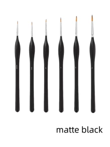 Set de 6 piezas/11 piezas de pinceles de pintura de detalle fino, pinceles de punta fina aptos para pintura en miniatura, acrílico, acuarela, óleo, modelos, manualidades, 40k, dibujo de líneas