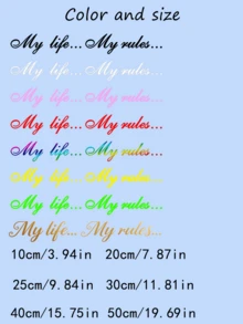 1pc Customizable Mirror Sticker - Self-Adhesive Decorative Window Decal, Suitable For Bedroom, Bathroom, Glass Surfaces, Easy To Install, One-Time Use, Bathroom Decor, Modern Decorative Accessory, Static Sticker Decor, Available In Multiple Colors: Black, White, Yellow, Gold, Pink, Red, Multicolor, Green, Etc. - Multicolor - View 7