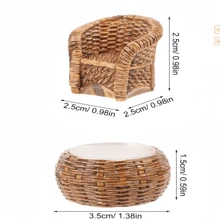 1pc, Multi-Functional Display, Charming Bamboo Resin Decoration - Perfect For Home And Party Decoration, Random One