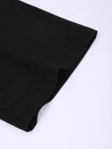 罗纹 100% 纯棉男女通用 T 恤，休闲浣熊和星空卡通英文印花短袖 T 恤，舒适柔软，男女皆宜