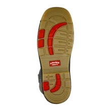 Bota de Trabajo Industrial, Estilo Vaquero de Rodeo Bordada de Premium, Plantilla Anti-fatiga, Suela TPU Acojinada Duradera, Apache By ACM Boots - Café integral - Ver 9