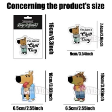 互联网病毒图像“我只是一个冷静的人”。设计、汽车空气清新剂和后视镜装饰 - 持久的香味，让车内清新诱人，送给朋友的有趣礼物