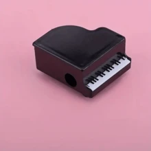 1pc Creative Mini Piano Shaped Pencil Sharpener, Unique Music Stationery Gift, Student Personalized Pencil Sharpener, Suitable For School & Office Supplies, Student Stationery - Multicolor - View 7
