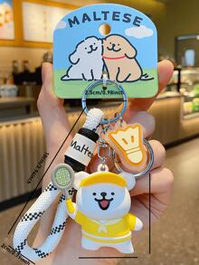 Maltese Sports Event Series Keychain Pendant, Official Licensed Adorable Figurine with Sports-Themed Design, High-Quality PVC Material, 3D Collectible Toy in Various Styles Including Tennis, Badminton, Baseball & More, Perfect for Bags, Key Keys & Deiftd, IdSuny the Slens, Daily Geal, Dailys） Accessories, Great for Collectors & Sports Enthusiasts, Compact Size for Easy Carrying, Available in Multiple Colorful Options, Add a Fun & Whimsical Touch to Any Outfit or Space - 彩色 - 查看 13