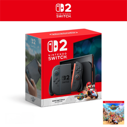 Nintendo Switch Nintendo Switch 2 + Mario Kart World Bundle(Game Card Included)