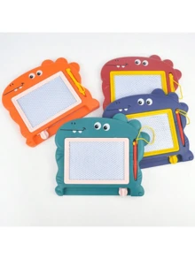 Black & White Magnetic Drawing Board, Cartoon Dinosaur Design, Kids Educational Magnetic Doodle Board, Small Size, Halloween & Holiday Gift - Multicolor - View 16
