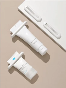 2 包塑料管挤压器 - 不带电手动挤压牙膏、面霜和药膏挤压器 - 家用经济型分配器，减少浪费