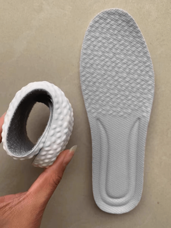 Long Standing Fatigue Free Mugwort Sports Anti Odor Insole For Men And Women, Sweat Absorbing, Breathable, Ultra Soft Shock-Absorbing Insole