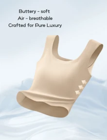 3pcs/Set Built-In Bra Tank Top Ribbed Slim Fit Wirefree Shelf Padded Tank Shirts Wide-Strap Square Neck - 彩色 - 查看 2