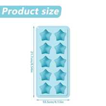 1pc Heart-Shaped Ice Mold, Soft Silicone Material, Heart-Shaped Ice Cube Making Mold, Can Make 10 Ice Cubes At A Time,Summer,Summer Sets, For Outdoor, Camping, Gift For Father