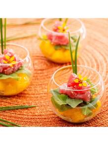 500pcs (Reusable) Transparent Dessert Spoons, Cake Spoons, Pudding Spoons, Ice Cream Spoons Suitable For Home Use, Party Supplies, Cutlery Sets, Kitchen, Christmas Gifts 100/50/30 Transparent Dessert Spoons, Cake Spoons, Pudding Spoons, Ice Cream Spoons Back To School