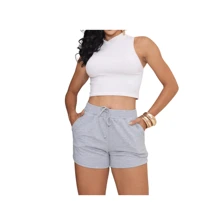 Women Shorts - Grey - View 4