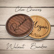 Wireless Phone Charger Custom Wood- Personalized With Name & Design - Unique, 15W Fast Charging - Perfect Gift! - Multicolor - View 4