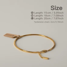 BLKSMTHMETAL BRACELET IN THE SHAPE OF SNAKE BONES - Gold - View 4