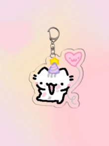 1件/7件亚克力可爱猫咪钥匙扣：情侣猫A、情侣猫B、爱心猫钥匙扣、钞票猫、肌肉猫、相扑猫、草莓猫。可爱挂饰，汽车钥匙扣。日常包袋配饰，包袋挂饰，挂绳，钥匙扣。适合男朋友、女朋友、家人、医生、护士、派对、手机装饰等。汽车配饰，学校背包，卡通万圣节配饰，教师节圣诞礼物。 - 彩色 - 查看 22