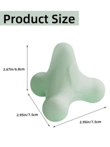 球颈部按摩器健身球足部按摩器背部按摩球肌肉按摩球肌肉按摩器便携式瑜伽球工具TPE肩颈健身 - 彩色 - 查看 2