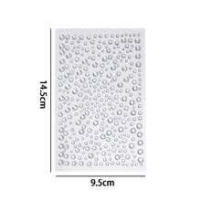 Pegatinas de perlas 3D, pegatinas de joyas, pegatinas autoadhesivas, decoración de strass, pegatinas de perlas para decoración del cabello DIY, accesorios decorativos para Halloween, Navidad y regalos, pegatinas de perlas autoadhesivas de fondo plano para uñas, teléfonos y talla grande para el Día de San Valentín