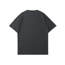 Men'S Spring Summer Solid Color Simple V-Neck Casual Sports Short Sleeve T-Shirt 5pcs, Perfect For Outdoor - Dark Gray - View 2