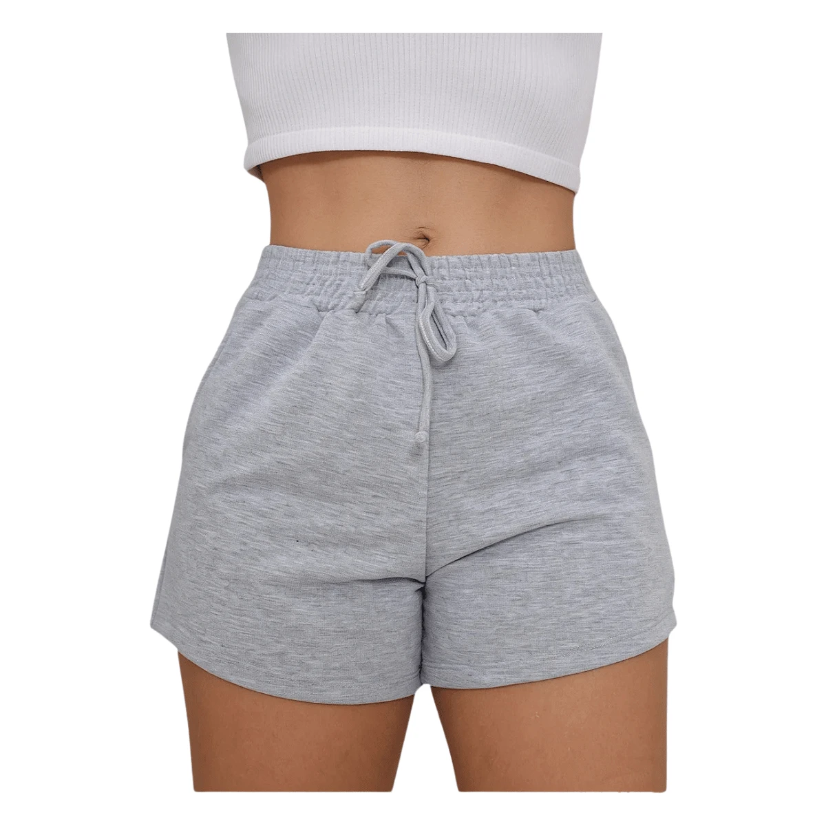 Women Shorts - Grey - View 1