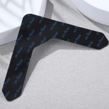 2/6 قطعة شريط سجاد، قابل للغسيل من البولي يوريثان مانع للانزلاق وقابل لإعادة الاستخدام لتثبيت السجاد - الأسود - مشاهدة 3