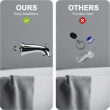 Grifo de bañera con ducha incorporado multifuncional con desviador extraíble, adecuado para escenas de baño y hotel, a prueba de fugas y fácil de instalar, resuelve el problema de las fugas.