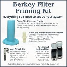 Berkey Filter Priming Kit For Gravity-Fed Water Filtration Systems - Ideal For Priming Berkey Filters - Comes In Black Color - Made Of High-Quality Materials - Ensures Efficient Filter Functioning - aspic - View 2