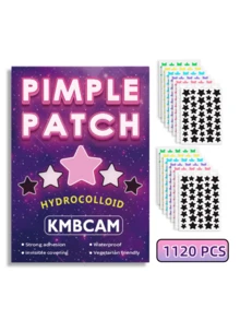 1400Pcs Star-Shaped Spots Pimple Patches For Face, Cute Pastel Colors Colorful, Love Stickers Protect And Heal, Popular Marks And Cover Spots, Perfect For Spots, Cover Pimples Overnight - Nearly Invisible Patches For All Skin Types, For Party Bar Girls Lady. - Multicolor - View 10