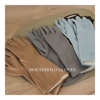 5 Pairs Durable Household Gloves, Dishwashing Gloves, Non-Slip Thick Cleaning Gloves, Household Gloves / Household Gloves And Disposable Gloves / Household Cleaning Protective Gear / Christmas Advent Calendar