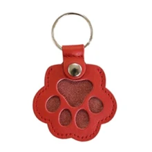 1PC Pet Hair Storage Keychain, Cat And Dog Hair Storage Bag, PU Leather Pet Hair Charm Friends Fascinator Gifts For Women Bear Car Key Pendant Bag Charm Bag Accessories Lanyards With Id Holder Car Accessories Bag Charms