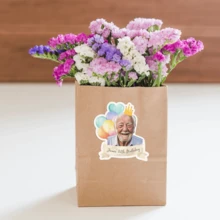 12/24/36/48pcs Birthday Stickers, Personalized Birthday Stickers, Customized Children's Birthday Stickers, Back To School - Multicolor (Balloon) - View 7