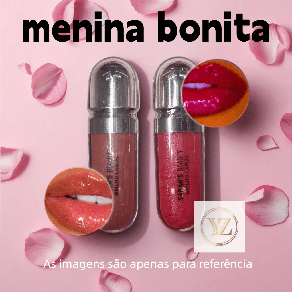 Sarah Beauty Lip Gloss Cheap Cousin To Gloss - Kit 2 Gloss Cor 4 e 6 vermelho - 查看 1