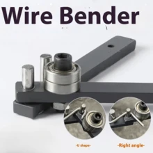 手动钢筋线材弯曲工具 - 便携式钢筋扭转机，适用于建筑工地、DIY 项目和金属加工 | 手持式铁棒弯曲夹，用于钢筋和线材弯曲 手动钢筋线材弯曲机 - 紧凑型钢筋扭转工具，适用于建筑和 DIY - 銀色 - 查看 4