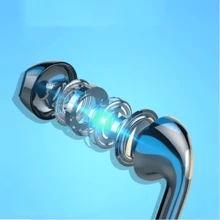 原音 HiFi 音質藍牙 5.3 無線耳機，附 LED 螢幕顯示，運動掛脖式設計，超長續航力 - 彩色 - 查看 3