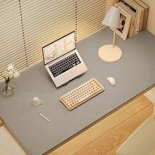 1 buah Alas Meja PVC Transparan, Pelindung Meja, Alas Meja Kantor, Alas Mouse, Alas Meja Laptop, Alas Meja Manikur, Alas Meja Kopi, Alas Meja Rias, Taplak Meja Super Besar, Alas Tulis Tahan Air untuk Kantor dan Rumah, Tahan Air, Tahan Minyak, Tahan Debu, Tahan Aus, Alas Meja Makan yang Dapat Digunakan Kembali, Cocok untuk Berbagai Permukaan Meja, Alas Meja Makan Besar, dan Alas Meja Kecil - Kulit Abu-abu - View 20