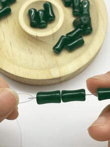 5支装不锈钢长串珠针，规格分别为0.4mm/0.5mm/0.6mm/0.7mm/0.8mm/0.9mm，长度10.24英寸，DIY珠宝制作工具，适用于工艺品制作和串珠。