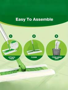 Un set (100 piezas) de mopa estática desechable de estilo holgado para limpieza de una sola vez. (En las siguientes especificaciones, 1 pieza equivale a 100 piezas). Se puede usar para trapear y absorber el polvo, con paños secos y húmedos. No requiere lavado a mano para una limpieza fácil. Almohadillas de repuesto para mopa de fibra superfina, paños de mopa de piso plano, mopas desechables, de doble uso para uso seco y húmedo, fácil de limpiar, artículos de limpieza.