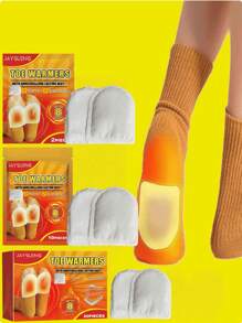 JAYSUING 2/10/20pcs Self-Heating Foot Warmers, Compact & Portable Foot Pads For Rapid Heating, Foot Warmer, Winter Foot Bottom Self-Heating Patch, Warm & Portable One-Time Heating & Cold Protection Pad, Heater, Heating Mat, Foot Warmer, Heat Protection
